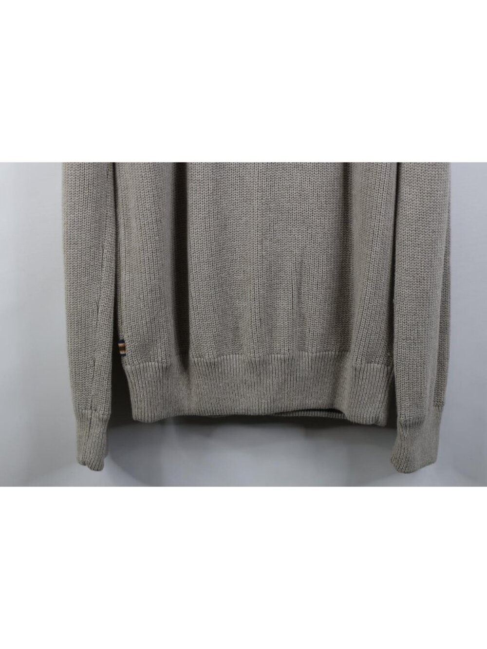 Vintage Eddie Bauer Mens XLT Blank Chunky Commando Ribbed Knit Henley Sweater - Picture 15 of 15